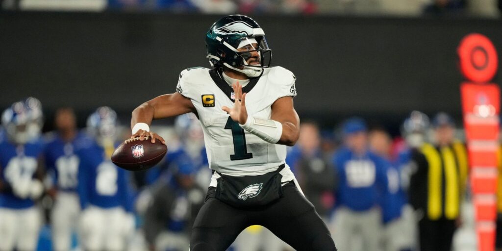 Jalen Hurts (AP Photo/Yuki Iwamura)