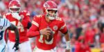 Kansas City Chiefs quarterback Patrick Mahomes (15)(David Smith/CSM/Alamy Live News)
