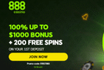 888casino Welcome Offer