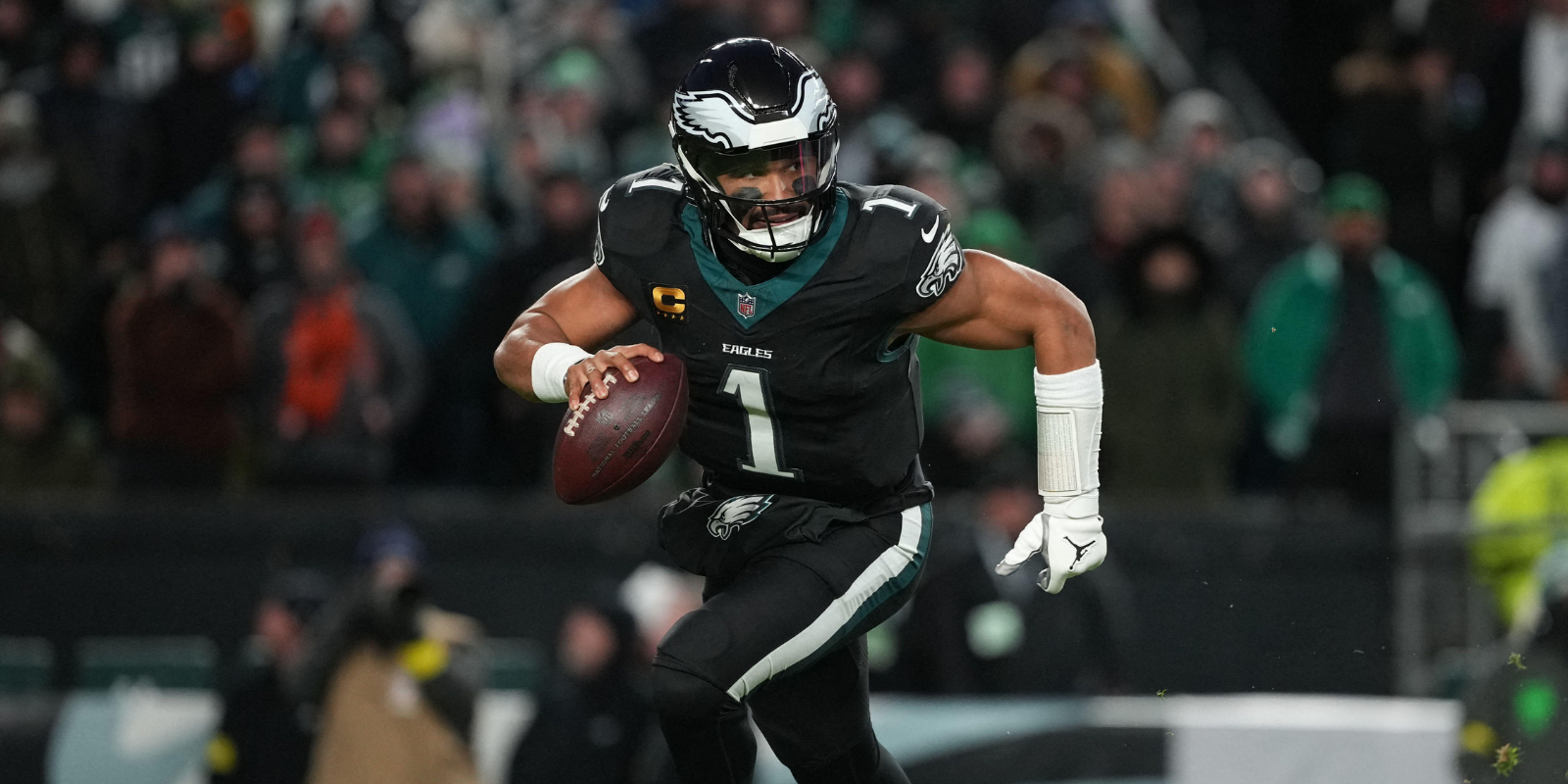 Eagles' Jalen Hurts (AP Photo/Matt Slocum)