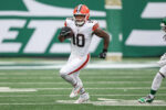 Cleveland Browns running back Quinshon Judkins (10)