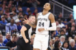 San Antonio Spurs guard Devin Vassell (24)