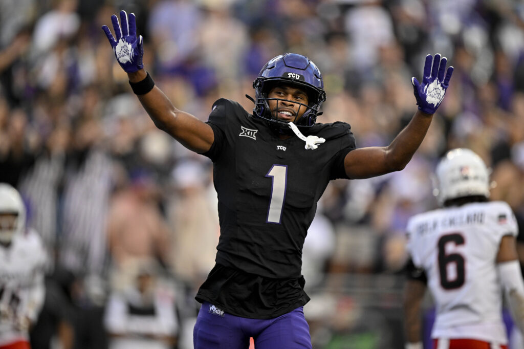 TCU Horned Frogs wide receiver Eric McAlister (1)