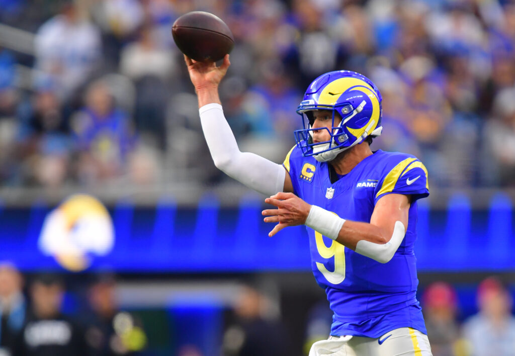 Los Angeles Rams quarterback Matthew Stafford (9)