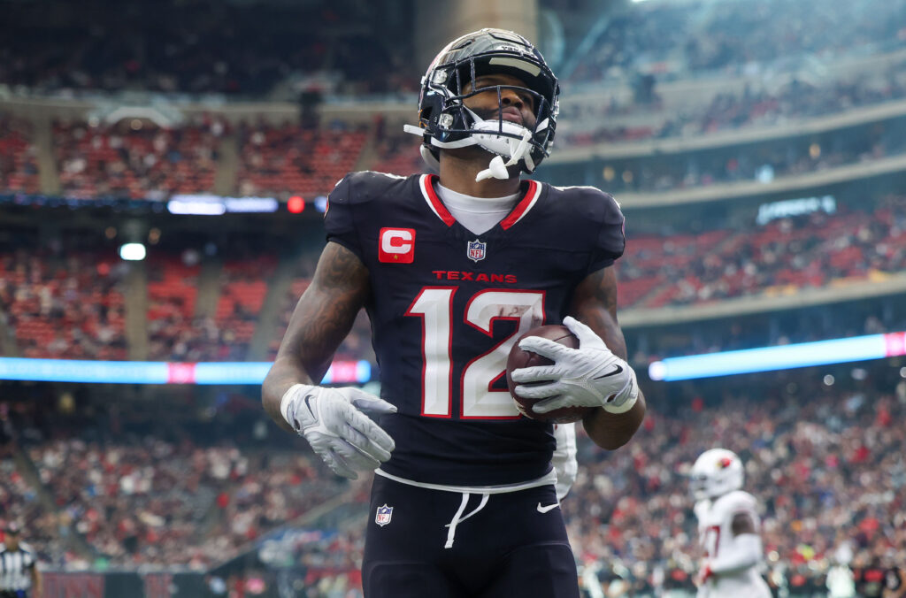 Houston Texans wide receiver Nico Collins (12)