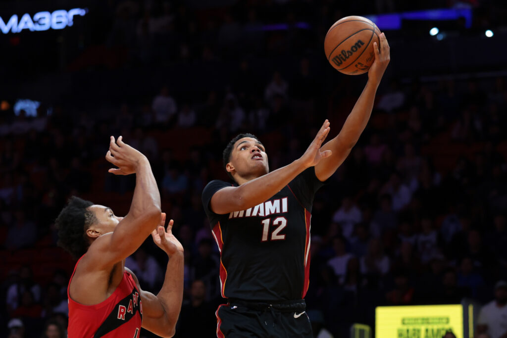 Miami Heat guard Dru Smith (12)