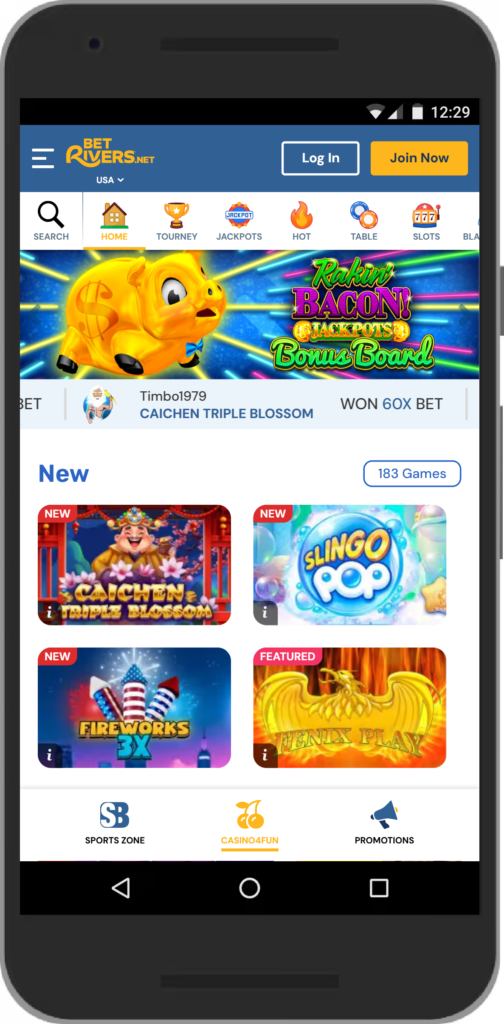 Betrivers.net Mobile