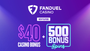 Fanduel Casino PA Promo Code January 2026: 500 Bonus Spins & $40 Casino Bonus