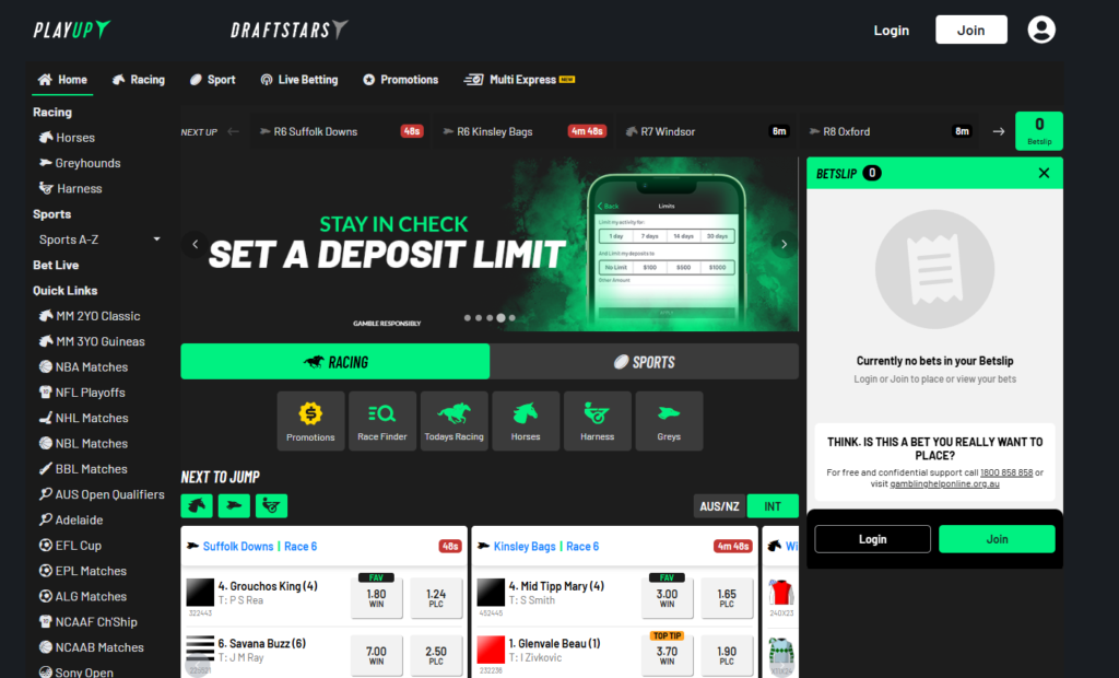 PlayUp Australia Betting Site
