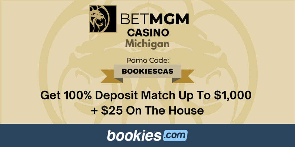 BetMGM MI Online Casino Promo Code BOOKIESCAS