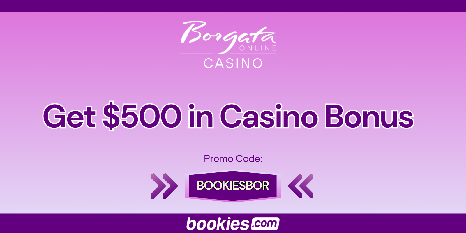 Borgata Casino Bonus Code BOOKIESBOR: Claim $500 Casino Bonus (Feb. 19)