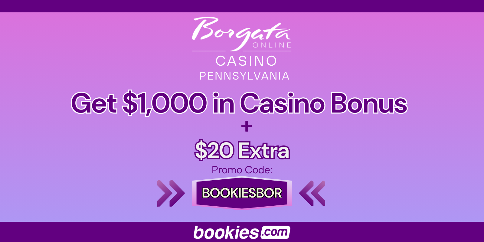 Borgata Casino Bonus Code PA BOOKIESBOR {{