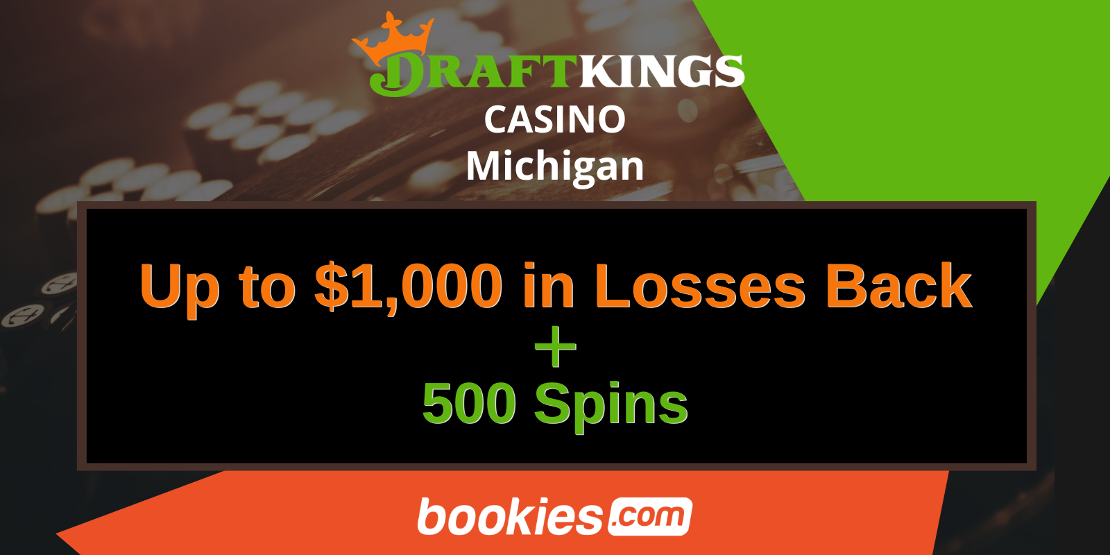 DraftKings Casino Bonus Code MI March 2026: Claim Up To $1,000 Losses Back and 500 Bonus Spins