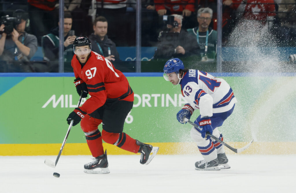 Connor McDavid (97) of Canada