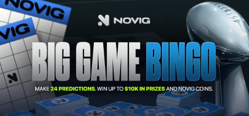 Novig Big Game Bingo Banner
