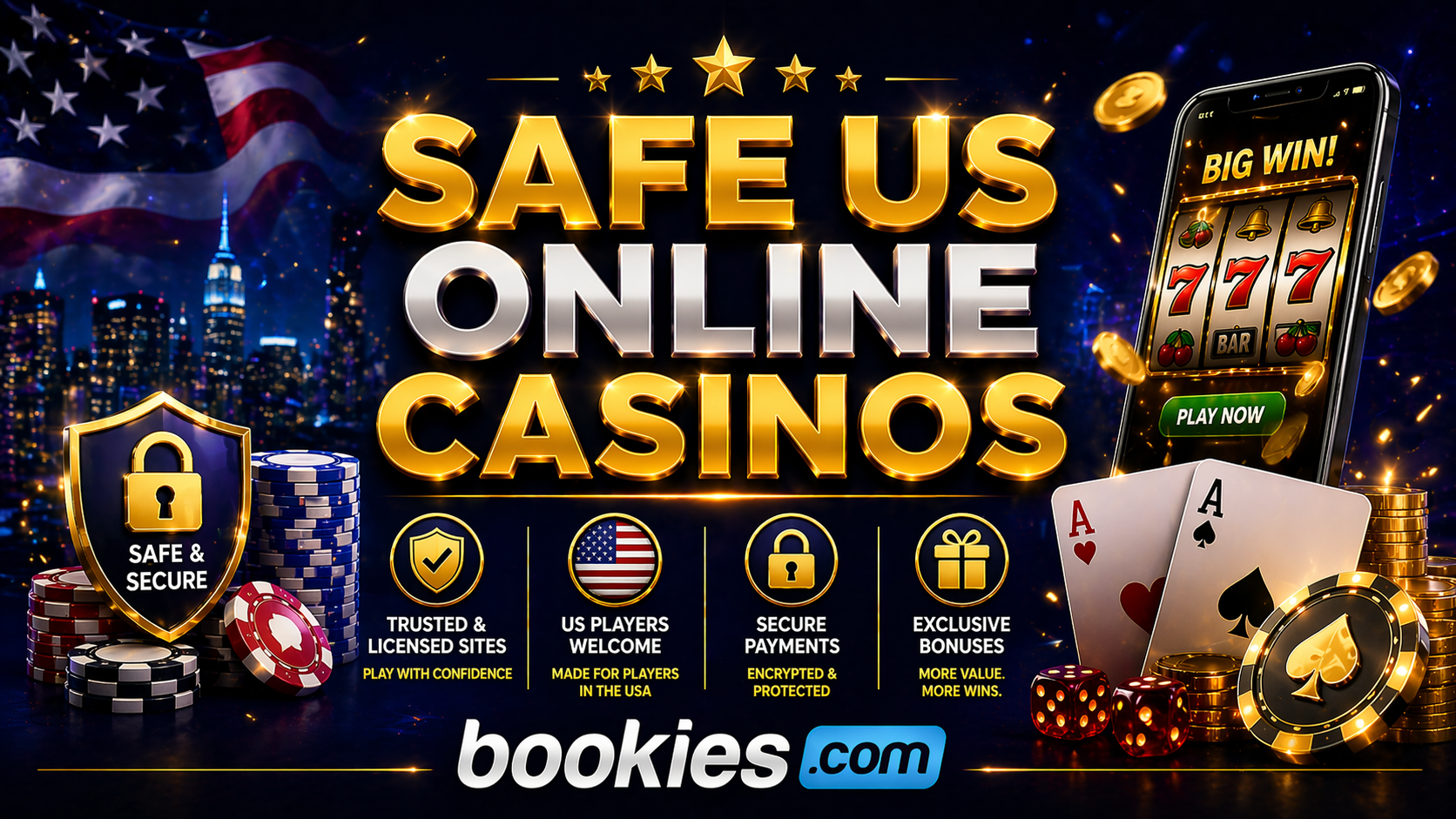Safest Online Casinos US (April 2026): Top Rated Sites