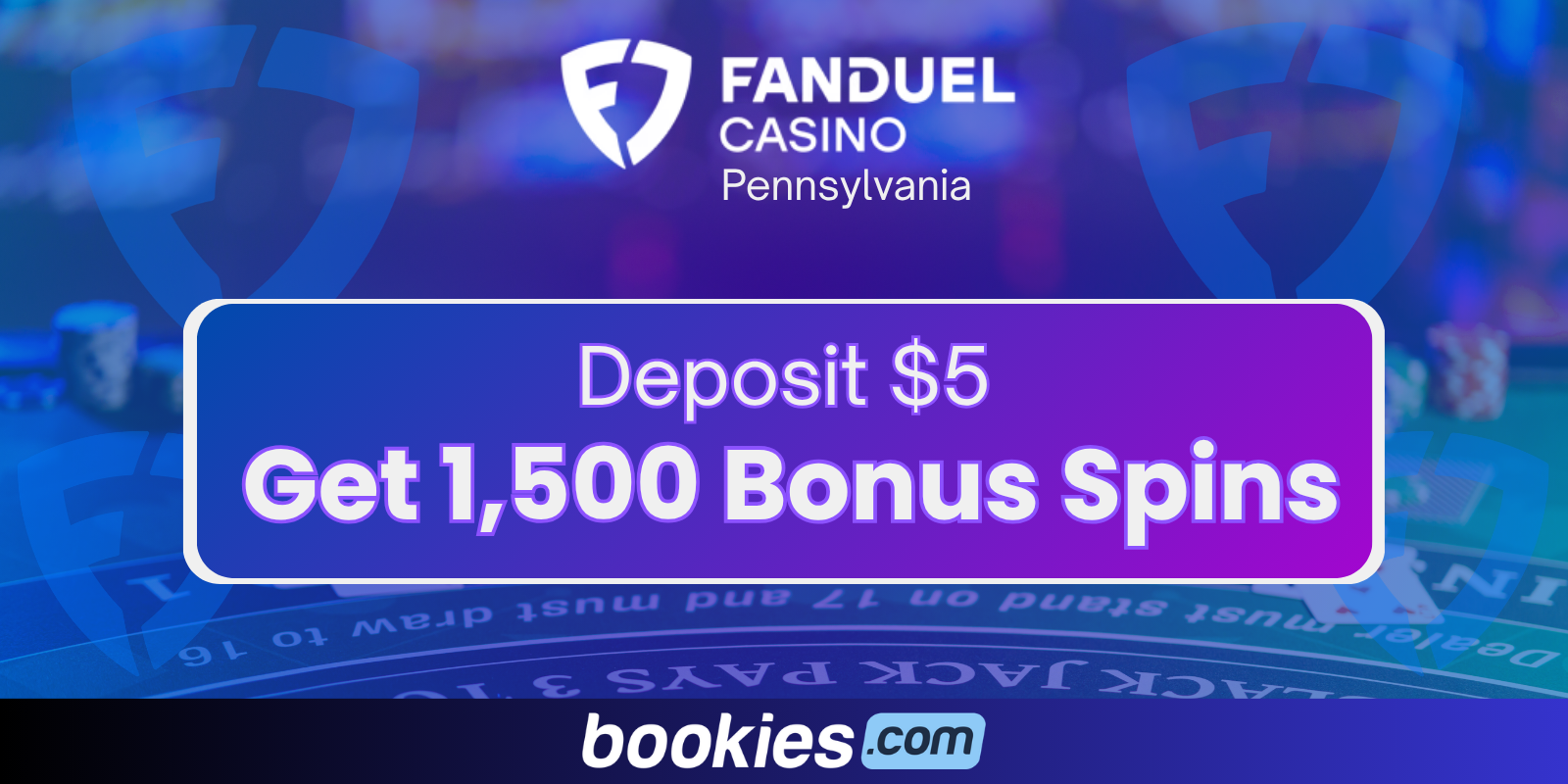 FanDuel Casino PA Promo Code: Deposit $5, Get 1,500 Bonus Spins - April 2, 2026