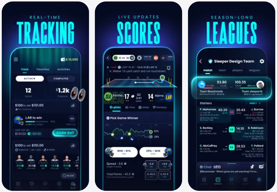 Sleeper Fantasy App Preview