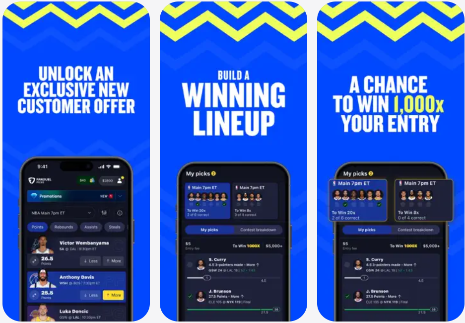 fanduel picks app preview