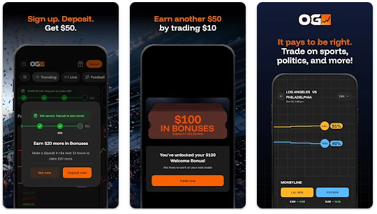OG..com Prediction Markets App Preview