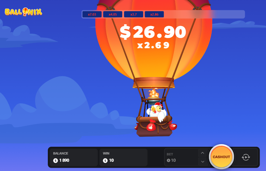 BalloniX Casino Crash Game