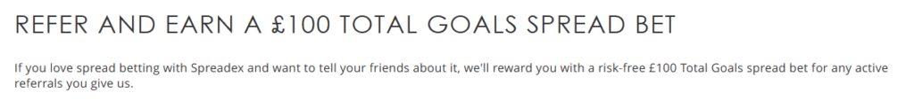 Spreadex refer a friend bonus