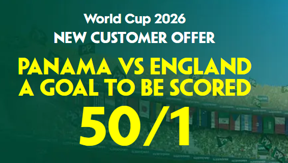 Paddy Power Free Bets for World Cup: Get 50/1 on a Goal in Panama vs England