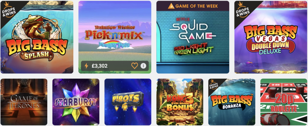 tote casino games
