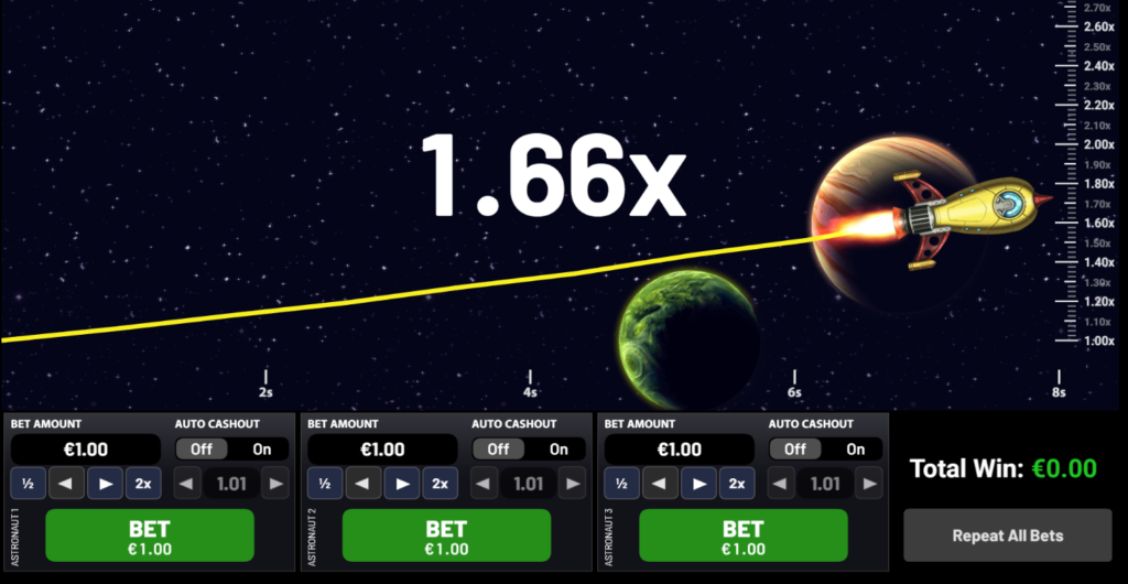 Triple Cash or Crash Casino Game