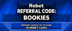 Rebet Referral Code BOOKIES: Matched Bonus Up to $100 in Rebet Cash