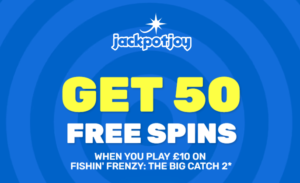 JackpotJoy Casino Bonus August 2026: Get 50 Free Spins
