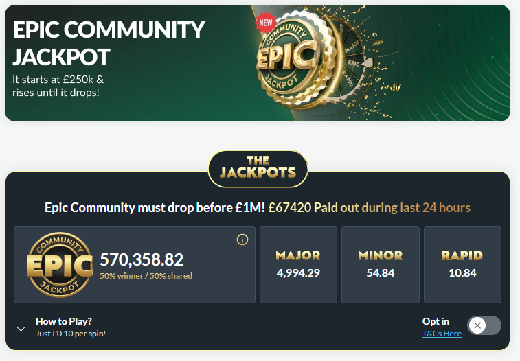 BetVictor jackpots