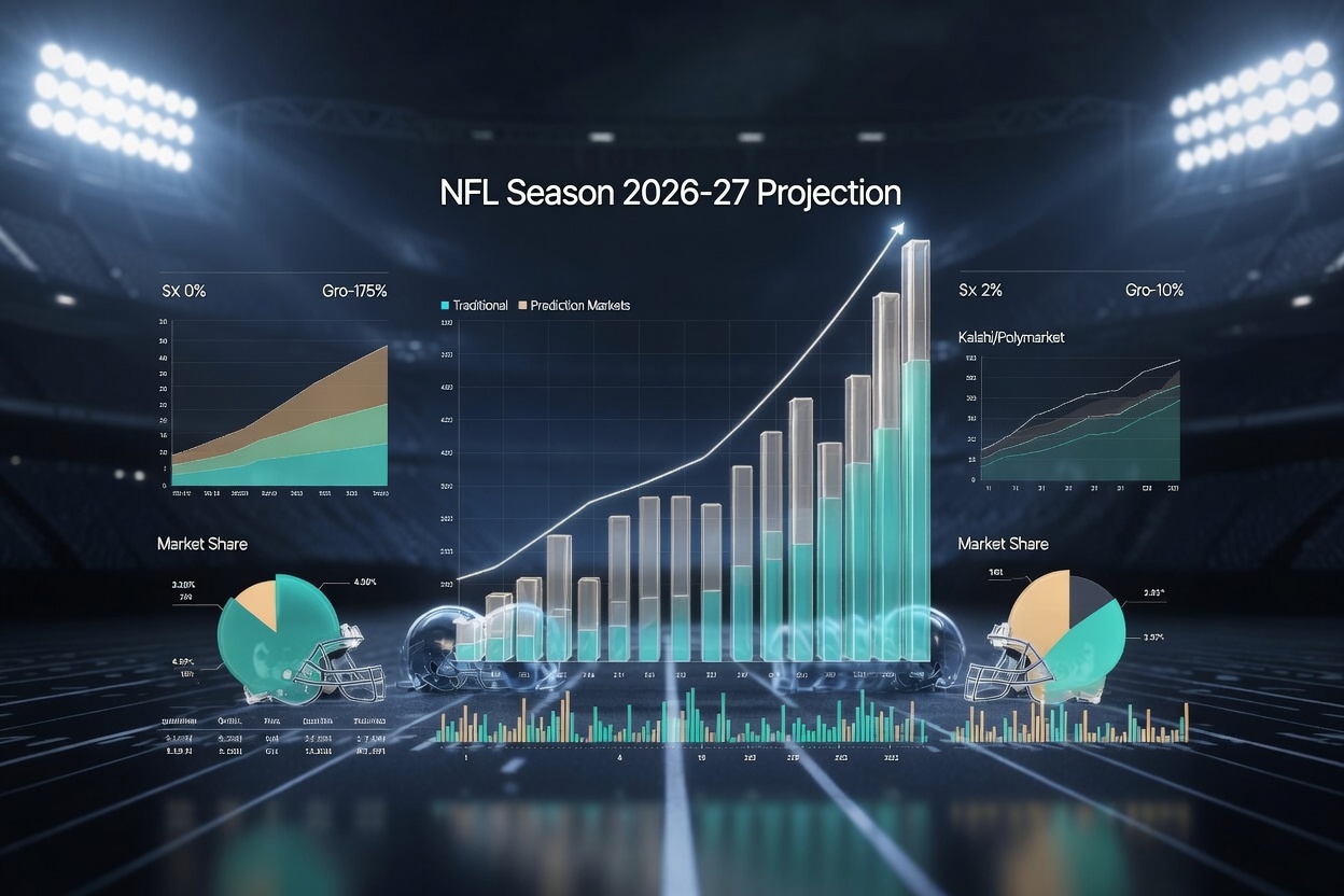 NFL Betting On Track For Another Record, But Prediction Markets Steal Spotlight