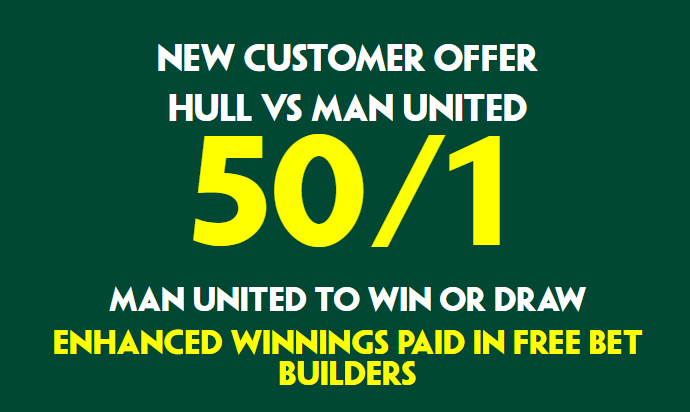 Hull vs Man United Free Bets Offer