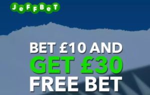 JeffBet Free Bets August 2026: Get £30 in Free Bets
