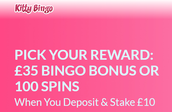 Kitty Bingo welcome offer