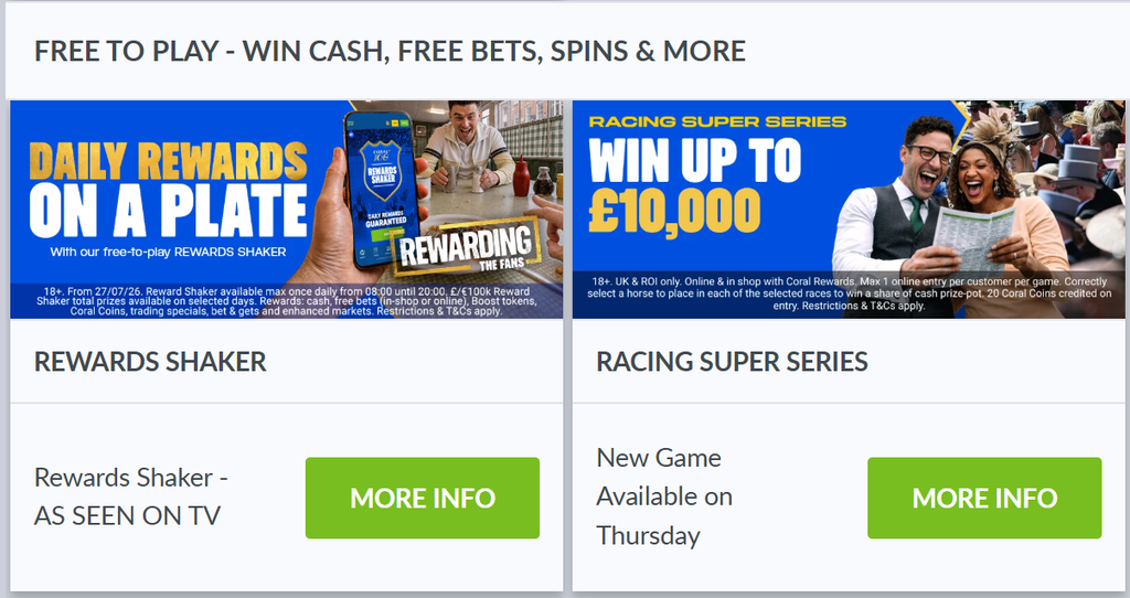 Coral Betting Promotions