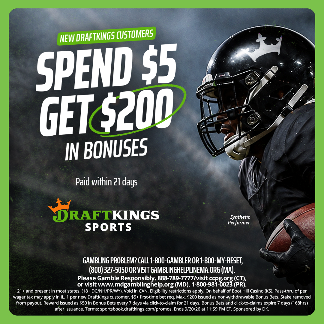 DraftKings NFL Promo Code: Spend $5, Get $200 in Bonus Bets for NFL Week 1