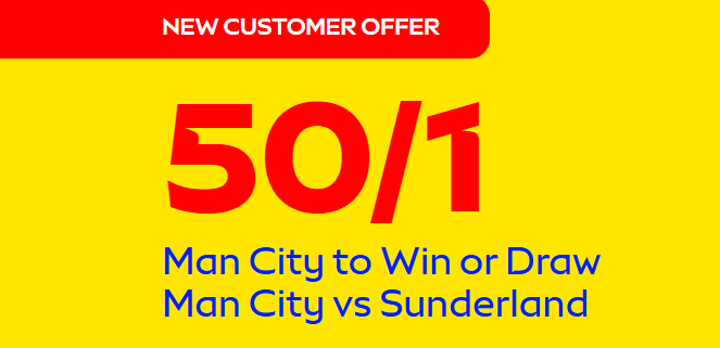 Man City Sunderland Sky Bet New Customer Offer