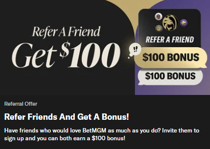 BetMGM Refer a Friend Offer