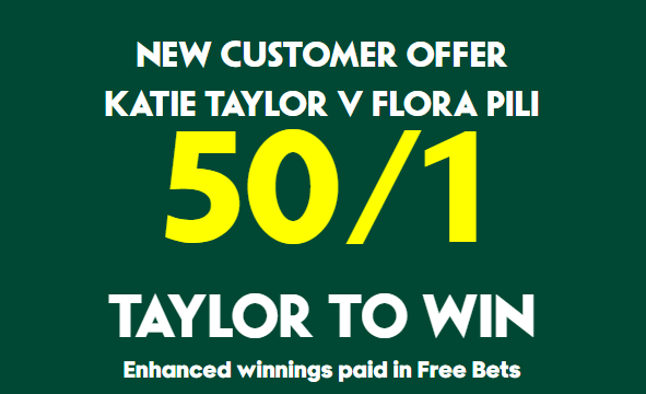 Paddy Power Free Bets: Get 50/1 on Katie Taylor to Win Farewell Fight