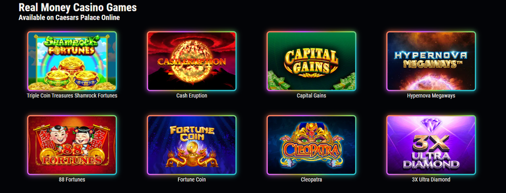 Caesars Palace Online Casino Games