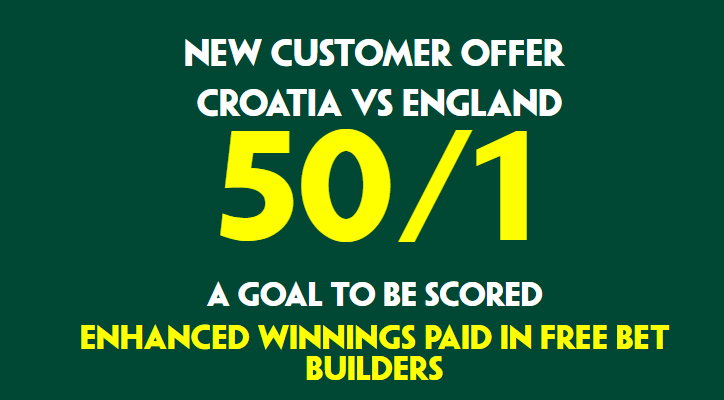 Paddy Power Croatia vs England Nations League Offer