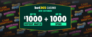 bet365 Casino Promo Code BOOKIES: How to Claim 1,000 Spins and $1,000 Deposit Match Bonus
